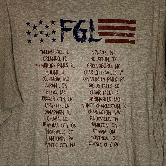 Florida Georgia Line graphic concert short sleeve T-shirt - Picture 5 of 8